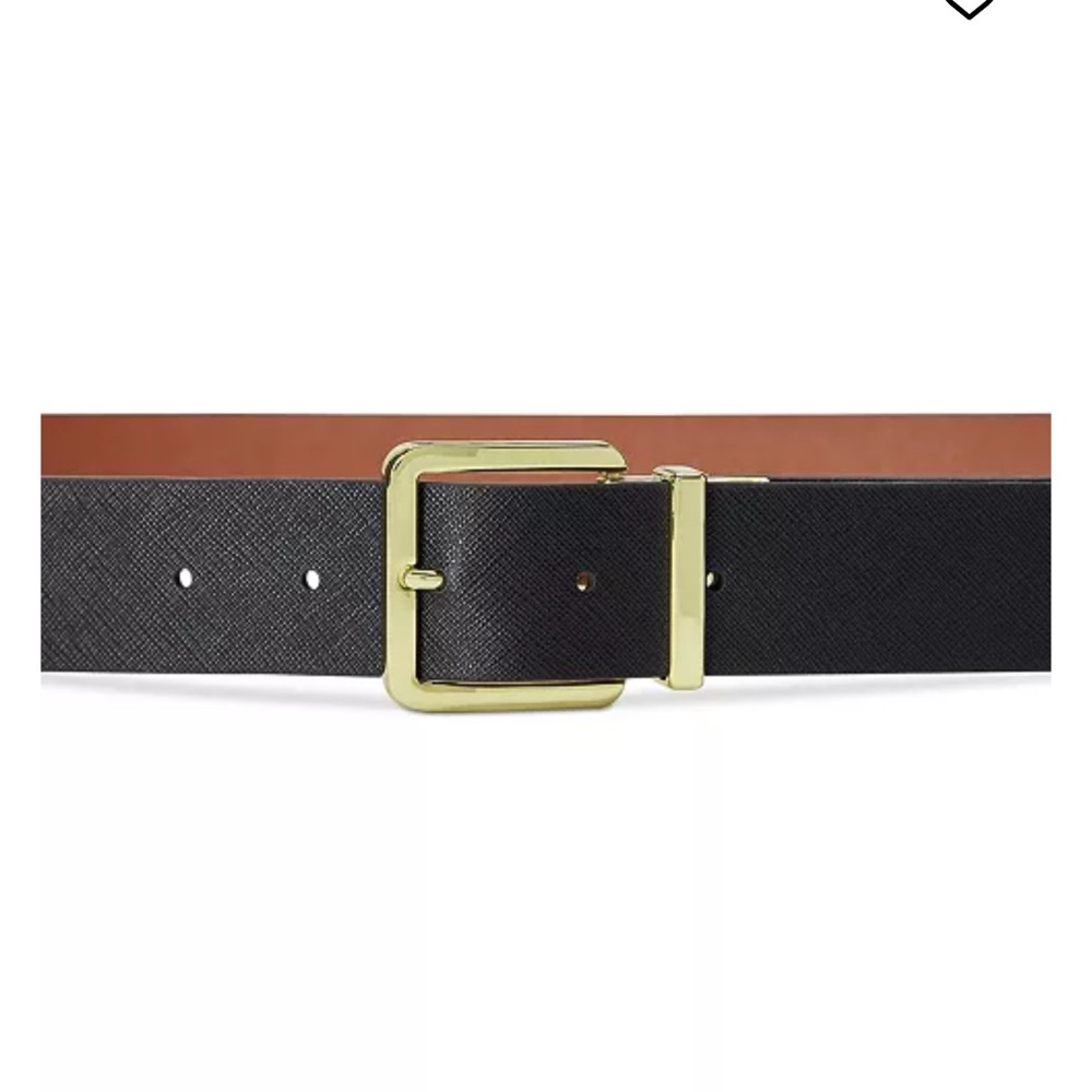 Polo by Ralph Lauren Black Belt with Gold Buckle